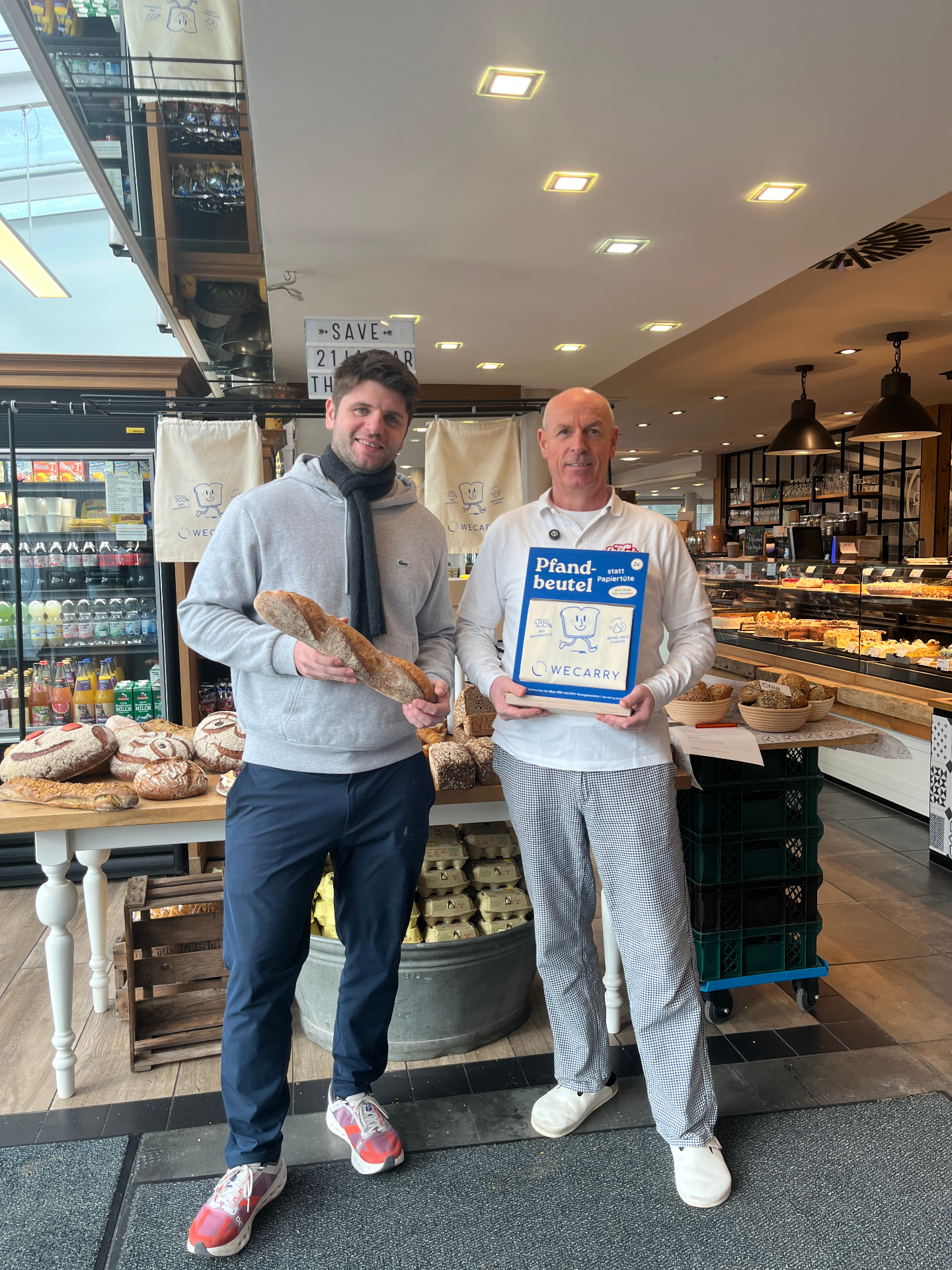 Pfandsystem für Bäckereien